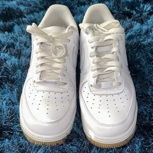 Nike Cream Lace-Up Sneakers